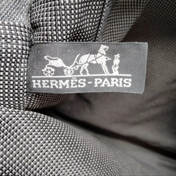 Authentic HERMES Canvas Herline Vintage Tote - Picture 7 of 8